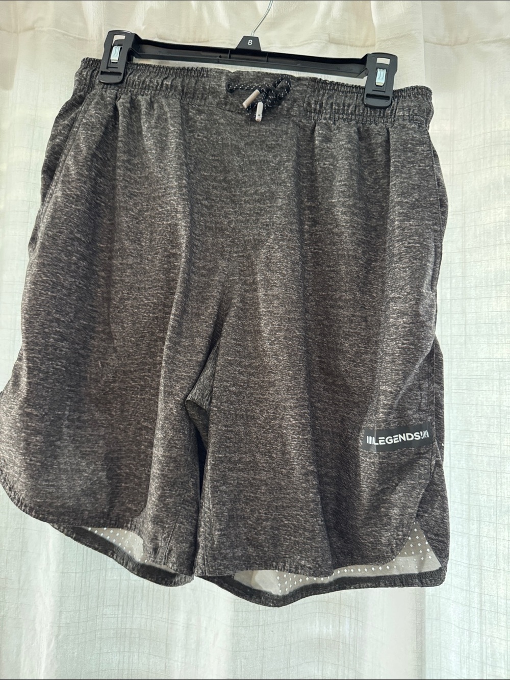 Legends Men’s Dark Heather Gray Athletic Shorts